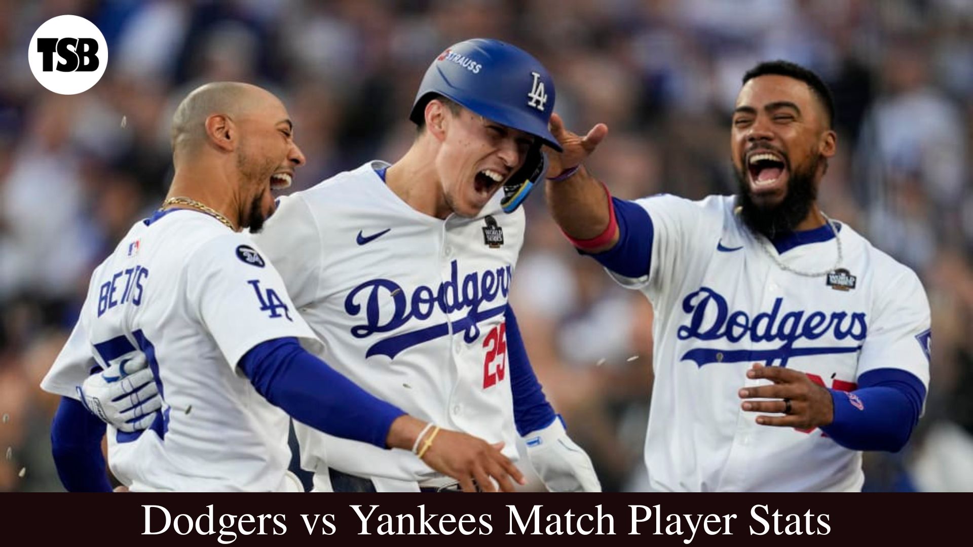 Dodgers vs Yankees Match Player Stats