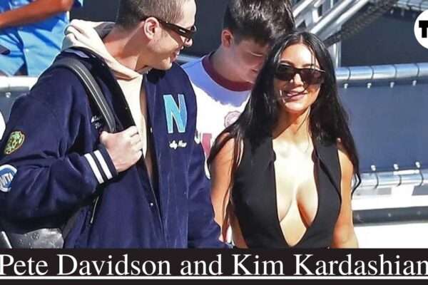 Pete Davidson and Kim Kardashian