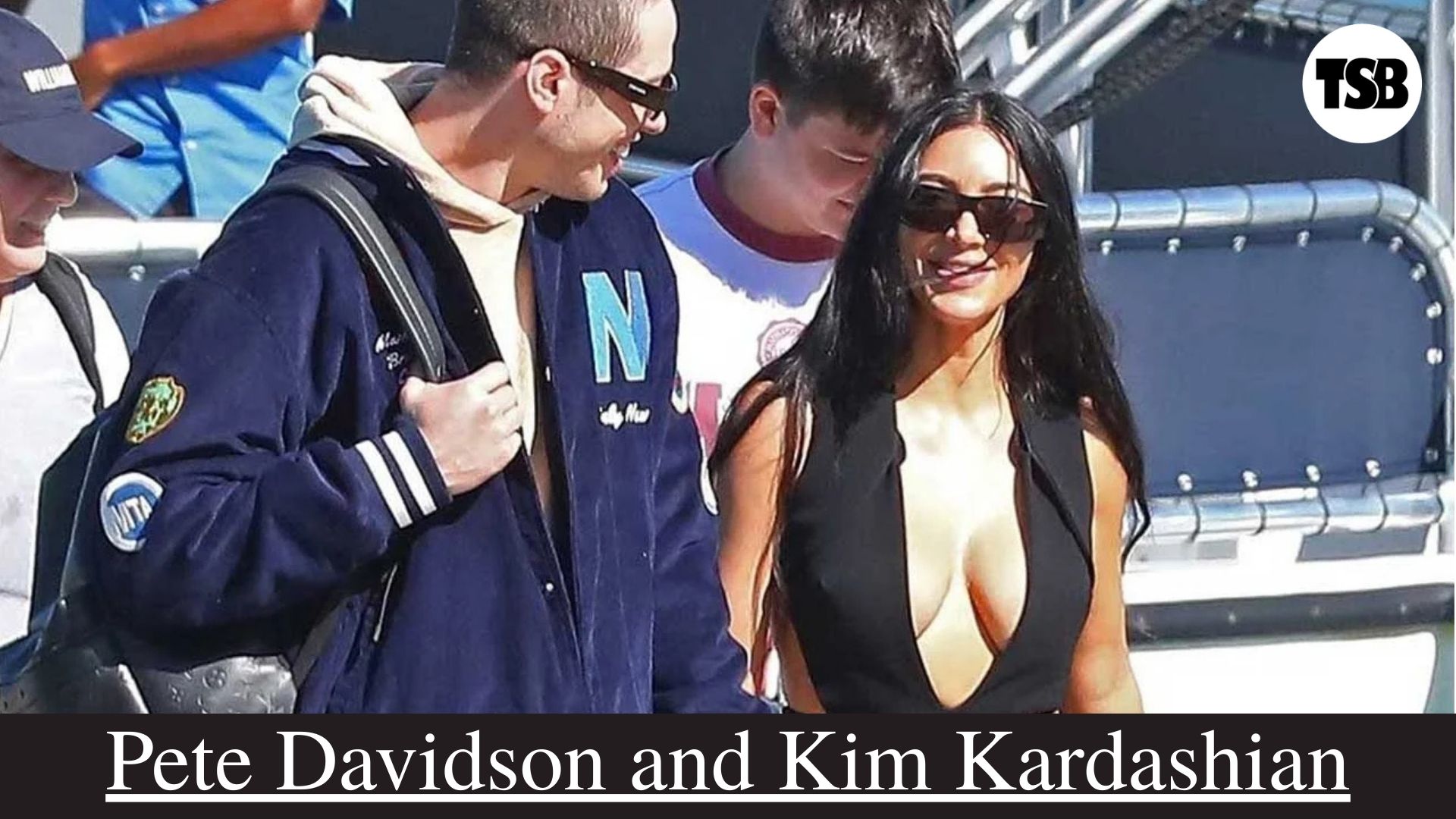 Pete Davidson and Kim Kardashian